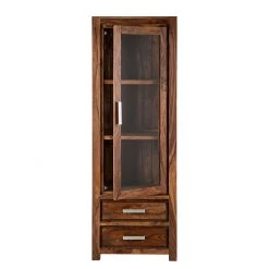Ars Natura Standvitrine Ohio - Sheesham massiv -Wohnzimmermöbel boutique en ligne vitrine ohio sheesham glas tueranschlag links 1351026