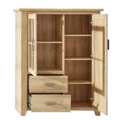Trendteam Vitrinenschrank Canyon II - Alteiche Dekor -Wohnzimmermöbel boutique en ligne vitrinenschrank canyon ii alteiche dekor 4808544