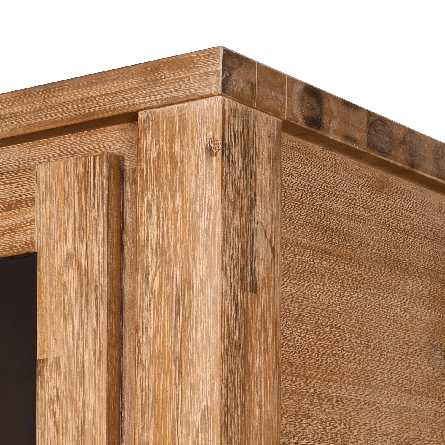 Ars Natura Vitrinenschrank Toumanar - Akazie teilmassiv - Akazie Sand 2 Ars Natura Vitrinenschrank Toumanar - Akazie teilmassiv - Akazie Sand – Bild 2