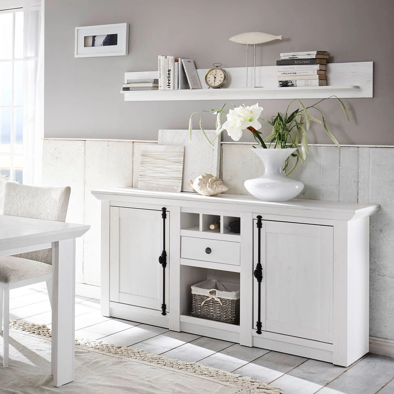 Maison Belfort Wandboard Geestland - Pinie Weiß Dekor 3 Maison Belfort Wandboard Geestland - Pinie Weiß Dekor – Bild 3