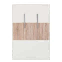 Schrankbett KiYDOO smart - Weiß / Eiche Sonoma Dekor - 110 x 205cm - Kaltschaummatratze 18 Schrankbett KiYDOO smart - Weiß / Eiche Sonoma Dekor - 110 x 205cm - Kaltschaummatratze -Wohnzimmermöbel boutique en ligne wandklappbett majano 110 x 205 cm kaltschaummatratze weiss eiche sonoma dekor 1691182