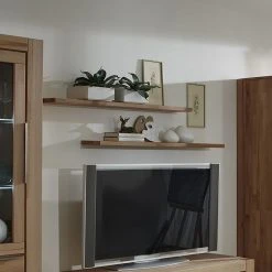 Ars Natura Wandboard Pia - Wildeiche massiv -Wohnzimmermöbel boutique en ligne wandregal pia wildeiche massiv geoelt 302710