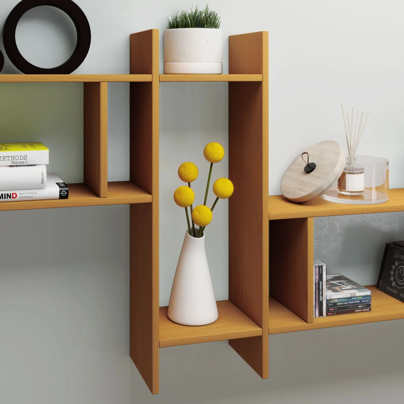 VCM Wandregal Sirola Maxi (3er Set) - Buche Dekor 3 VCM Wandregal Sirola Maxi (3er Set) - Buche Dekor – Bild 3