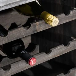 PureDay Weinregal Claire - Tannenholz - Gelb -Wohnzimmermöbel boutique en ligne weinregal claire tannenholz gelb 3440181