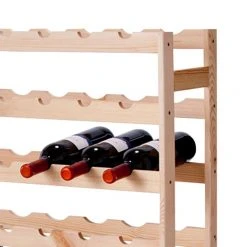 Zeller Weinregal Raymond - Kiefer massiv - Naturbelassen -Wohnzimmermöbel boutique en ligne weinregal raymond kiefer massiv naturbelassen 300451