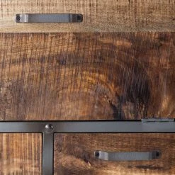 Ars manufacti Weinschrank Hunter - Mango massiv / Metall - Mango / Blaugrau -Wohnzimmermöbel boutique en ligne weinschrank hunter mango massiv metall mango blaugrau 4414620