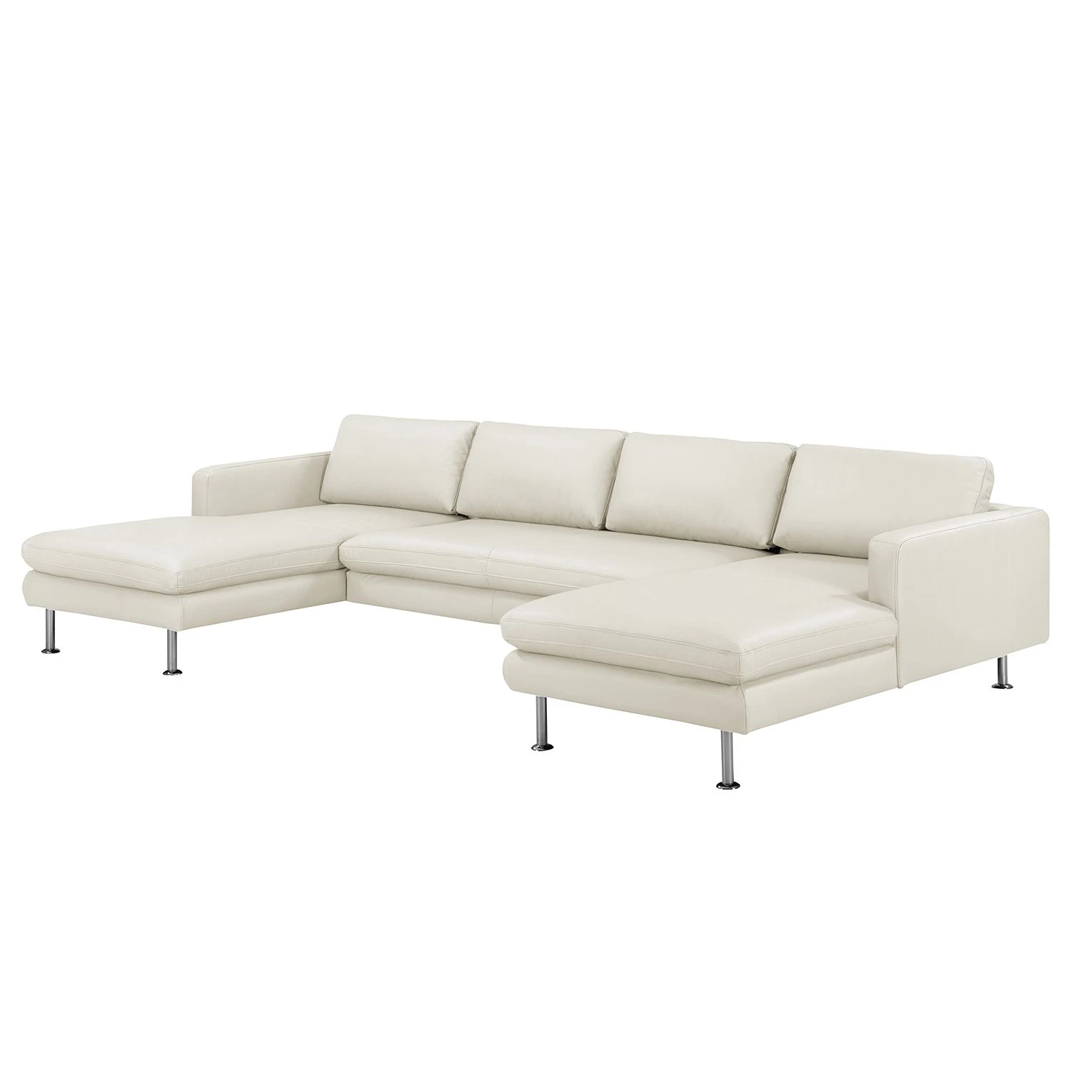 Fredriks Wohnlandschaft Bivona II Echtleder - Perlweiß 1 Fredriks Wohnlandschaft Bivona II Echtleder - Perlweiß