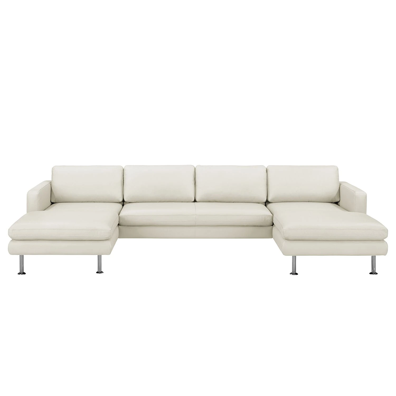 Fredriks Wohnlandschaft Bivona II Echtleder - Perlweiß 3 Fredriks Wohnlandschaft Bivona II Echtleder - Perlweiß – Bild 3