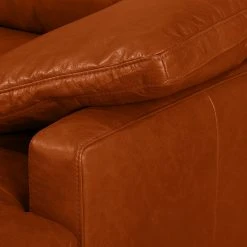 Ars manufacti Wohnlandschaft Horley Echtleder - Cognac -Wohnzimmermöbel boutique en ligne wohnlandschaft horley echtleder cognac 4463332