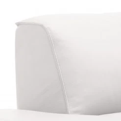 Studio Copenhagen Wohnlandschaft HUDSON - Echtleder Neka: Weiß - Longchair davorstehend rechts / Ottomane links -Wohnzimmermöbel boutique en ligne wohnlandschaft hudson iii echtleder longchair davorstehend rechts ottomane links weiss 3846896