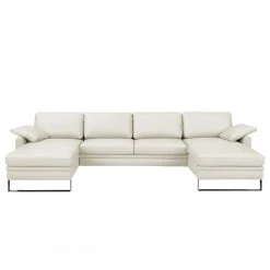 Fredriks Wohnlandschaft Laureto II Echtleder - Perlweiß -Wohnzimmermöbel boutique en ligne wohnlandschaft laureto ii echtleder perlweiss 4186628