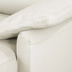 Fredriks Wohnlandschaft Laureto II Echtleder - Perlweiß -Wohnzimmermöbel boutique en ligne wohnlandschaft laureto ii echtleder perlweiss 4186644