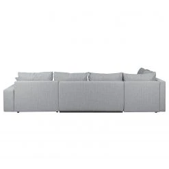 Roomscape Wohnlandschaft Loorana - (mit Schlaffunktion) - beidseitig montierbar - Strukturstoff - Lichtgrau -Wohnzimmermöbel boutique en ligne wohnlandschaft loorana mit schlaffunktion strukturstoff ottomane longchair beidseitig montierbar hellgrau 4096632