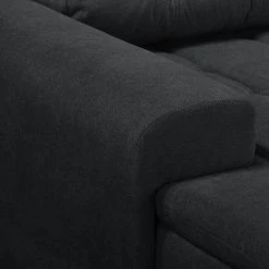 Fredriks Wohnlandschaft Norley (mit Schlaffunktio -Wohnzimmermöbel boutique en ligne wohnlandschaft norley mit schlaffunktion webstoff longchair davorstehend links ottomane rechts dunkelgrau 5102512