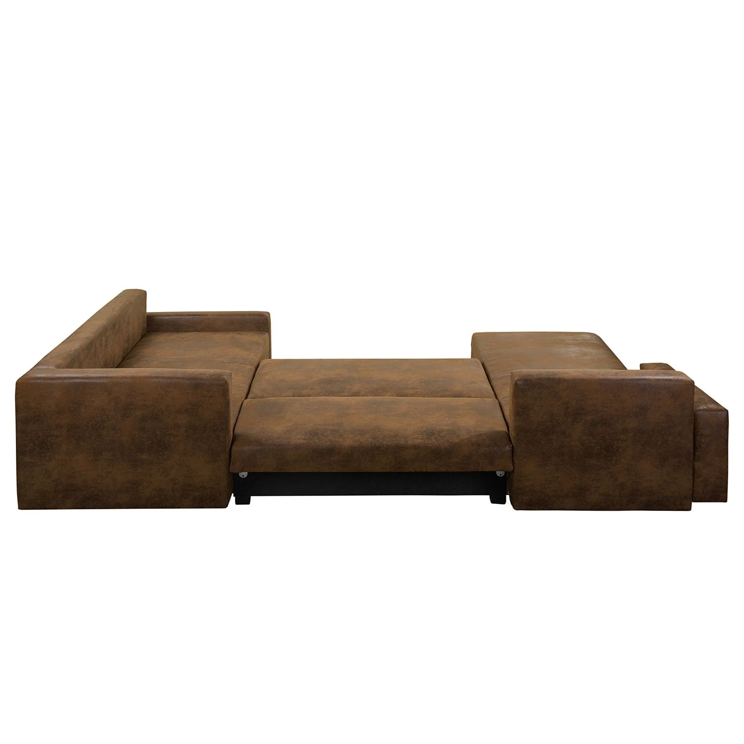 Mooved Wohnlandschaft Sibenik - (mit Schlaffunktion) - Antiklederoptik - Braun - Longchair davorstehend rechts / Ottomane links 12 Mooved Wohnlandschaft Sibenik - (mit Schlaffunktion) - Antiklederoptik - Braun - Longchair davorstehend rechts / Ottomane links – Bild 12