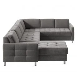 Fredriks Wohnlandschaft Tanete - Strukturstoff - Grau - Longchair davorstehend links / Ottomane rechts - Schlaffunktion -Wohnzimmermöbel boutique en ligne wohnlandschaft tanete strukturstoff longchair davorstehend links ottomane rechts mit schlaffunktion grau 5145256