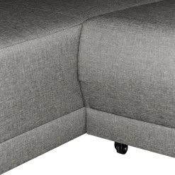 Fredriks Wohnlandschaft Togari - (mit Schlaffunktion) - Flachgewebe - Webstoff Sogol: Dunkelgrau - Longchair davorstehend rechts / Ottomane links -Wohnzimmermöbel boutique en ligne wohnlandschaft togari mit schlaffunktion flachgewebe longchair beidseitig montierbar lehm 4099676