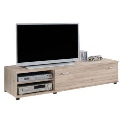 Mooved Wohnwand Baceno (4-teilig) - Eiche Sanremo Dekor - Ohne Beleuchtung -Wohnzimmermöbel boutique en ligne wohnwand baceno 4 teilig eiche san remo dekor 2271146