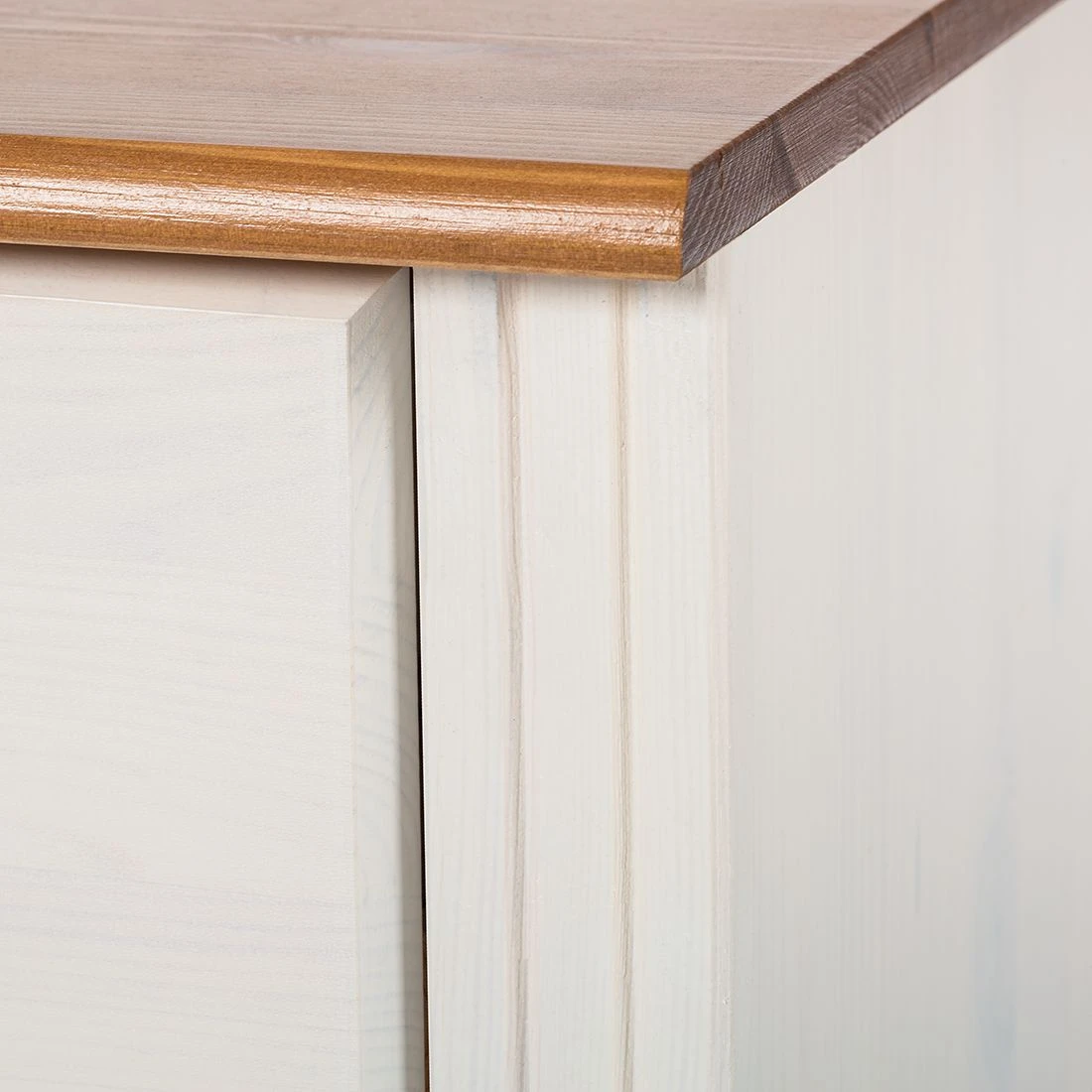 Maison Belfort Wohnwand Lillehammer I (3-teilig) - Kiefer massiv - Kiefer Weiß / Kiefer Honig 8 Maison Belfort Wohnwand Lillehammer I (3-teilig) - Kiefer massiv - Kiefer Weiß / Kiefer Honig – Bild 8