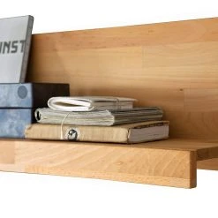 Ars Natura Wohnwand Majona (4-teilig) - Kernbuche -Wohnzimmermöbel boutique en ligne wohnwand majona 4 teilig inkl beleuchtung kernbuche massiv 980762