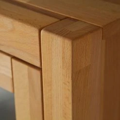 Ars Natura Wohnwand Majona (4-teilig) - Kernbuche -Wohnzimmermöbel boutique en ligne wohnwand majona 4 teilig inkl beleuchtung kernbuche massiv 980766