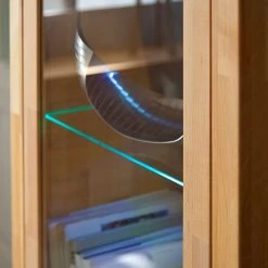 Ars Natura Wohnwand Majona (4-teilig) - Kernbuche -Wohnzimmermöbel boutique en ligne wohnwand majona 4 teilig inkl beleuchtung kernbuche massiv 980790