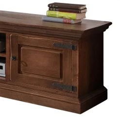 Ridgevalley Wohnwand Vicuna - Ohne Beleuchtung -Wohnzimmermöbel boutique en ligne wohnwand vicuna pinie massiv braun 453952