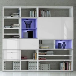 Loftscape XL Regalwand Emporior I.C - Mit Beleuchtung 6 Loftscape XL Regalwand Emporior I.C - Mit Beleuchtung -Wohnzimmermöbel boutique en ligne xl regalwand emporior i c hochglanz weiss rgb led beleuchtung 3396773