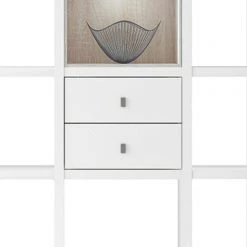 Loftscape XL Regalwand Emporior III.B - Weiß / Eiche Sonoma Dekor - Mit Beleuchtung -Wohnzimmermöbel boutique en ligne xl regalwand emporior iii b weiss sonoma eiche dekor 289537