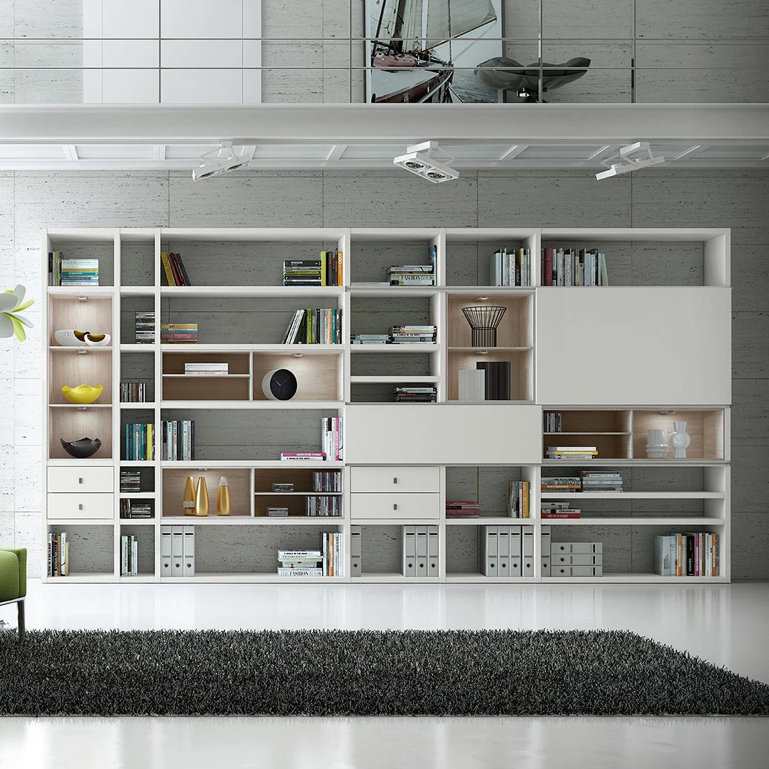 Loftscape XXL Regalwand Emporior I.B - Ohne Beleuchtung 2 Loftscape XXL Regalwand Emporior I.B - Ohne Beleuchtung – Bild 2