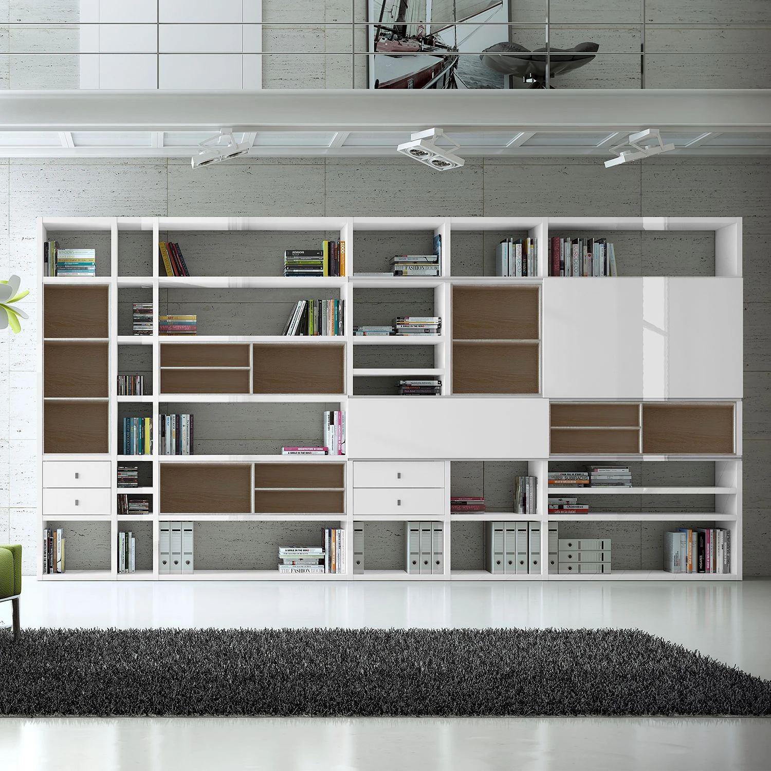 Loftscape XXL Regalwand Emporior I.B - Ohne Beleuchtung 2 Loftscape XXL Regalwand Emporior I.B - Ohne Beleuchtung – Bild 2