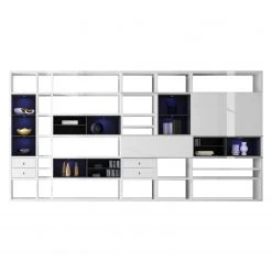 Loftscape XXL Regalwand Emporior I.B - Mit Beleuchtung