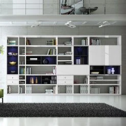 Loftscape XXL Regalwand Emporior I.B - Mit Beleuchtung 7 Loftscape XXL Regalwand Emporior I.B - Mit Beleuchtung -Wohnzimmermöbel boutique en ligne xxl regalwand emporior i b hochglanz weiss schwarz mit beleuchtung 2207118