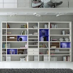 Loftscape XXL Regalwand Emporior II - Weiß / Eiche Sonoma Dekor - Mit Beleuchtung 7 Loftscape XXL Regalwand Emporior II - Weiß / Eiche Sonoma Dekor - Mit Beleuchtung -Wohnzimmermöbel boutique en ligne xxl regalwand emporior ii rgb led beleuchtung weiss eiche sonoma dekor 3396341