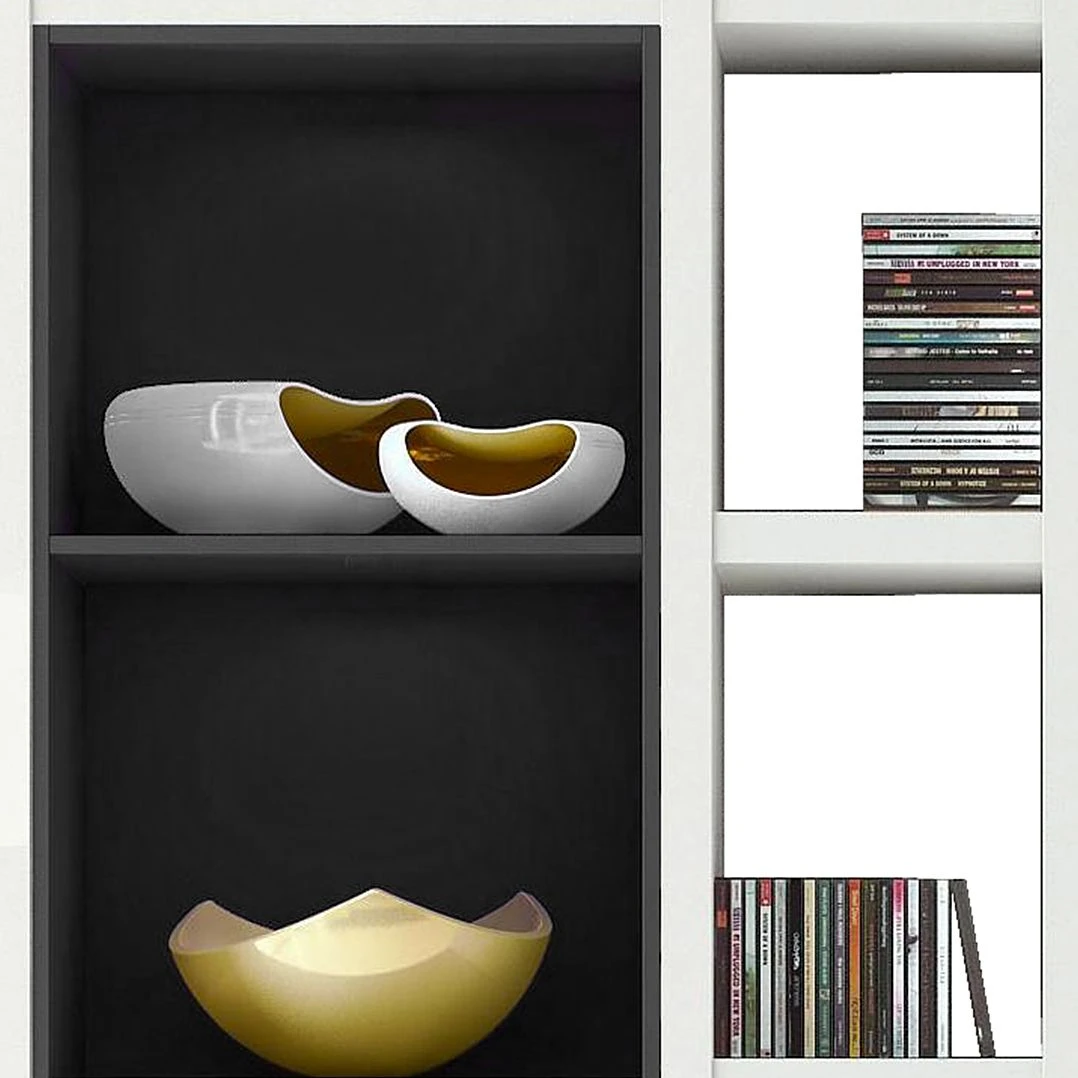 Loftscape XXL Regalwand Emporior IV.A - Weiß / Schwarz - Ohne Beleuchtung 3 Loftscape XXL Regalwand Emporior IV.A - Weiß / Schwarz - Ohne Beleuchtung – Bild 3